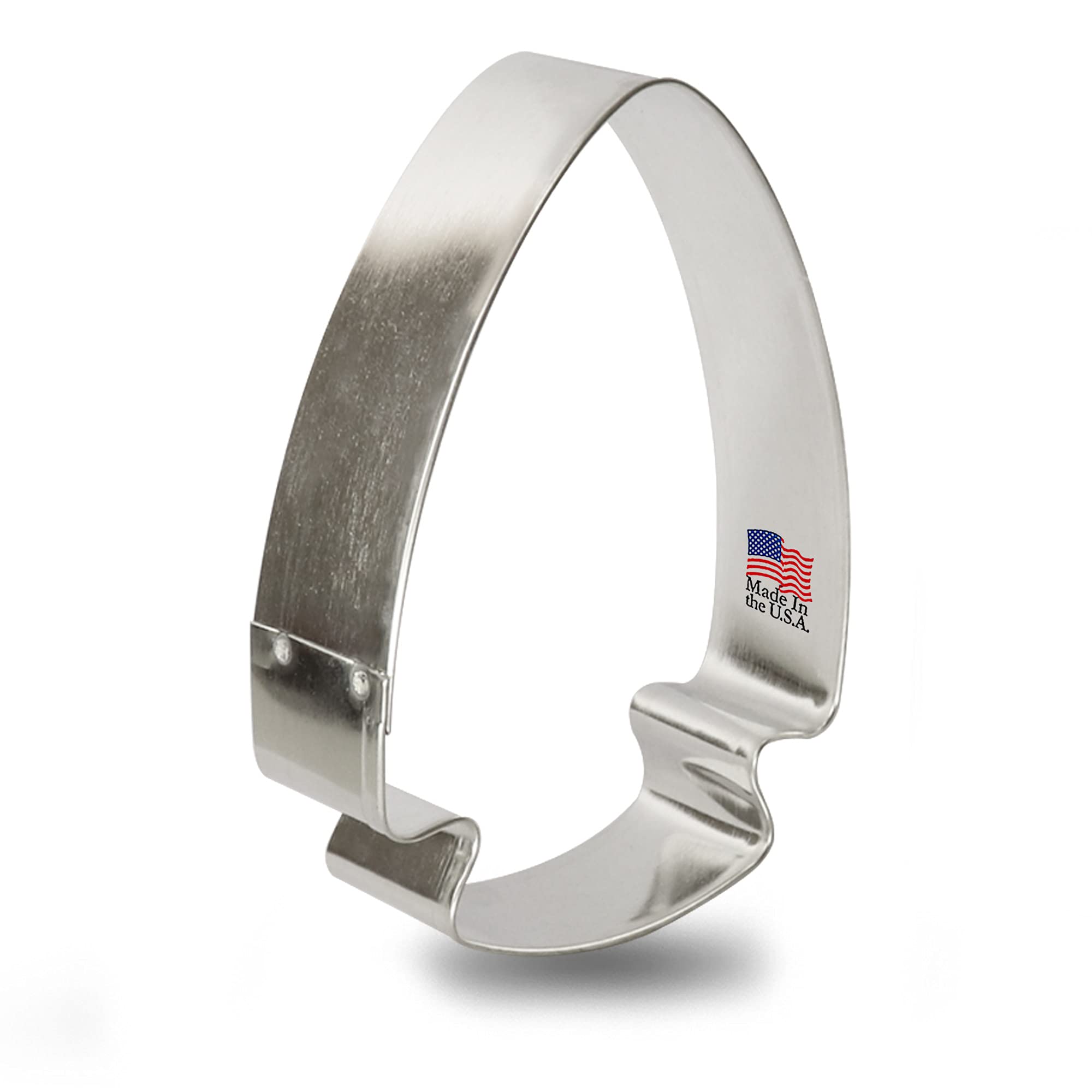 Arrowhead Cookie Cutter 4.25 Inch - Made In The Usa - Foose Cookie Cutters Tin Plated Steel - Arrowhead Cookie Mold