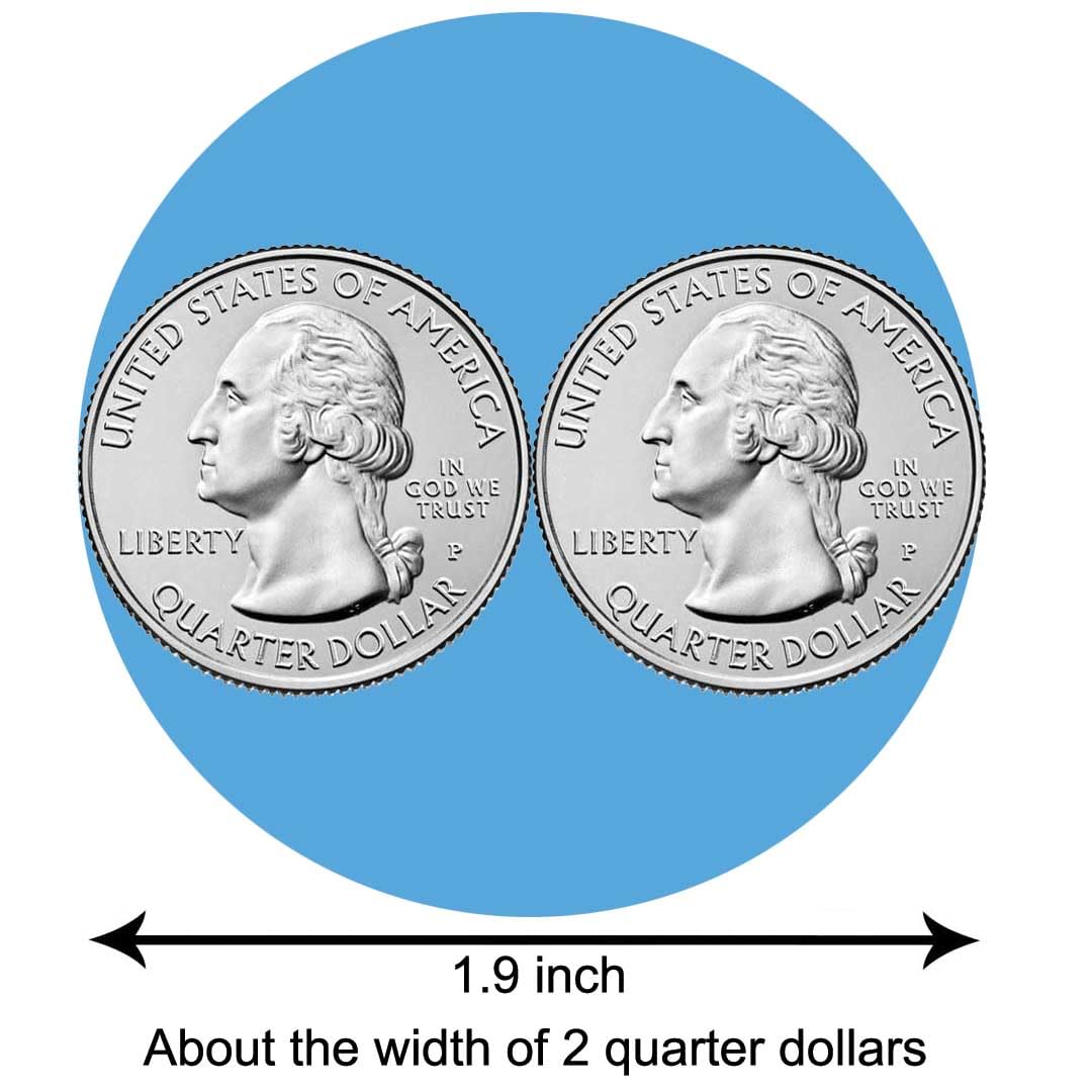 1.9 Inch Thanks For Popping By Wedding Stickers Set Of 60 (Navy)