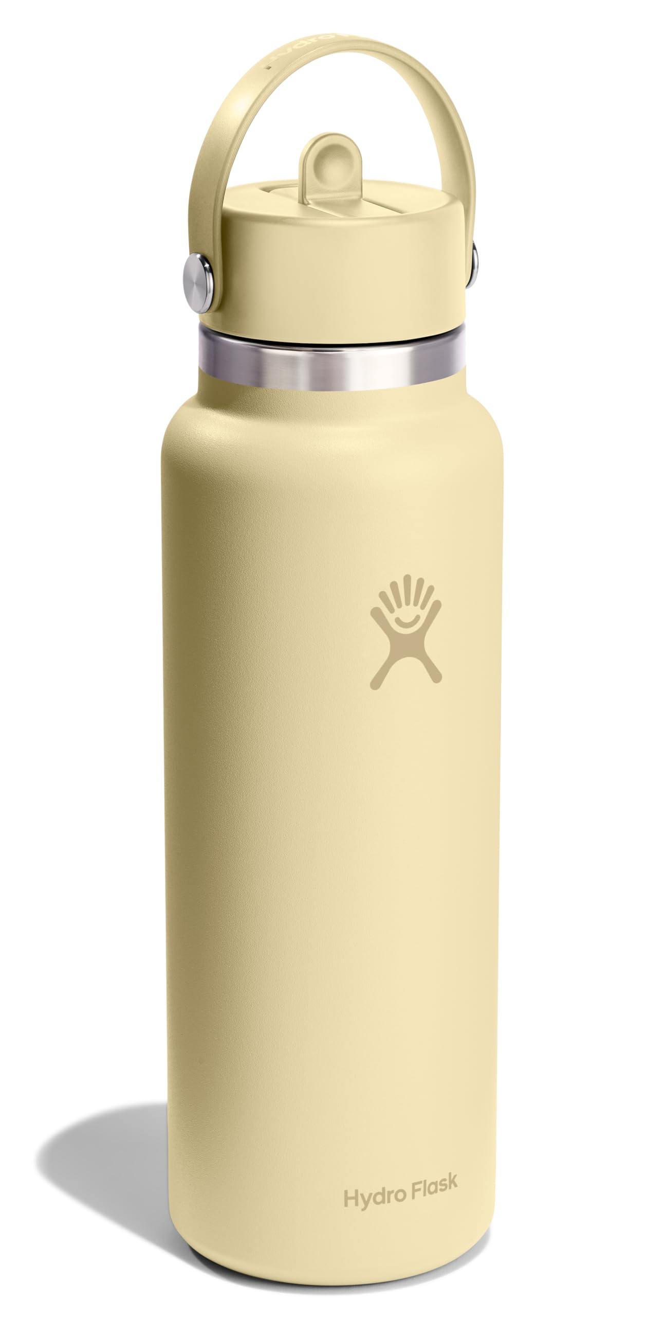 Hydro Flask 40 Oz Wide Mouth Flex Straw Cap Starlight