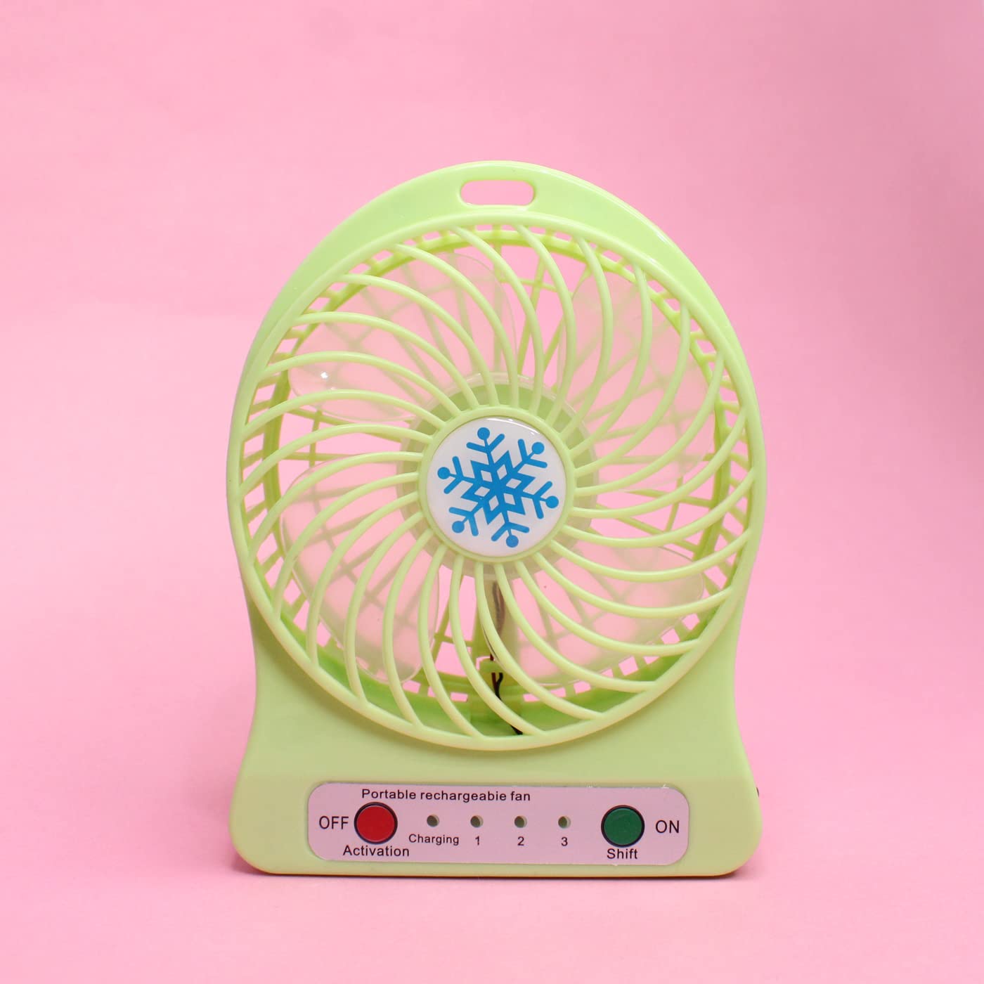Kavin Built In Tilt Adjustable Head Table Fan With Led Lights And Usb Cable For Home/Office And Kitchen, Pack Of 1
