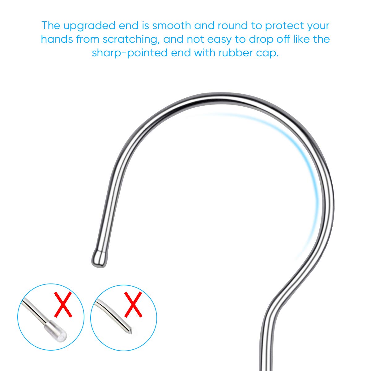 Fayleeko Wire Hangers Coat Hangers Strong Heavy Duty Stainless Steel Metal Hangers Ultra Thin Space Saving Clothes Hangers (30 Pack 16.5 Inch)