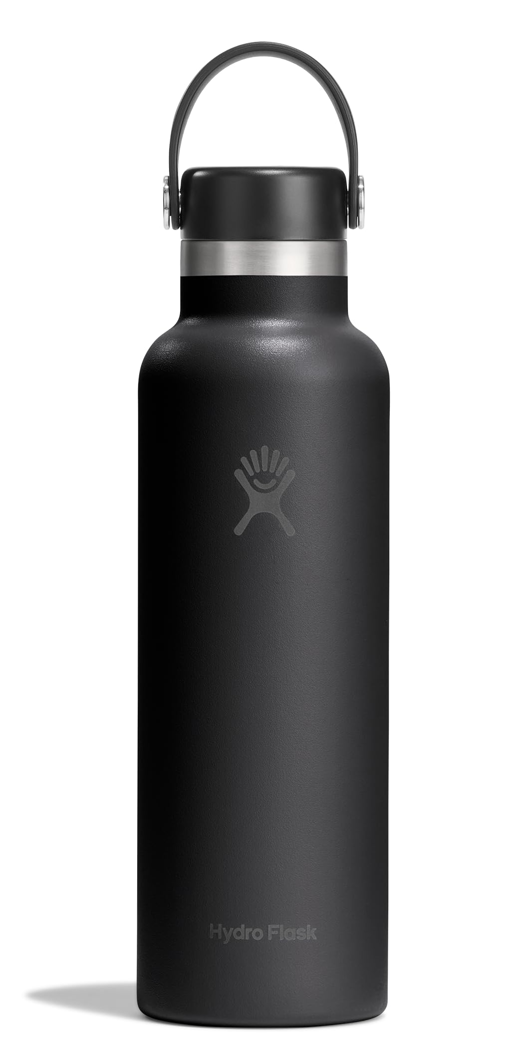 Hydro Flask Water Bottle - Insulated Stainless Steel - Non Spill, Leakproof in 21 Oz Tonal Black
