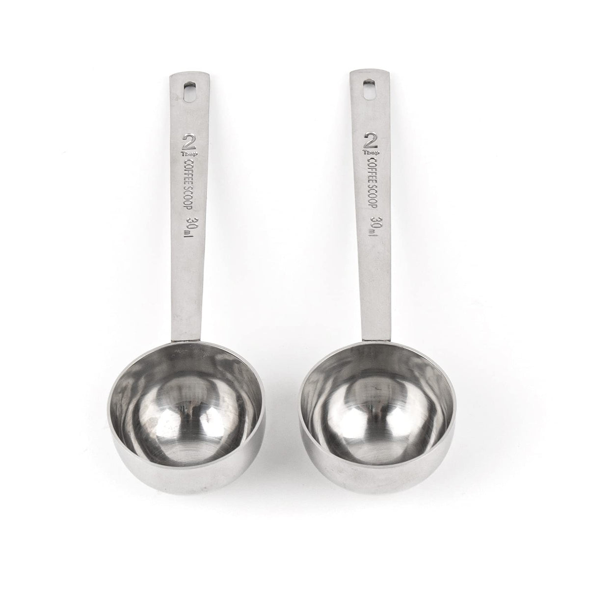 Auear, 2 Pack Coffee Measuring Scoop 304 Stainless Steel Spoon 2 Tablespoon Spoons Kitchen Scoops With Long Handle For For Home