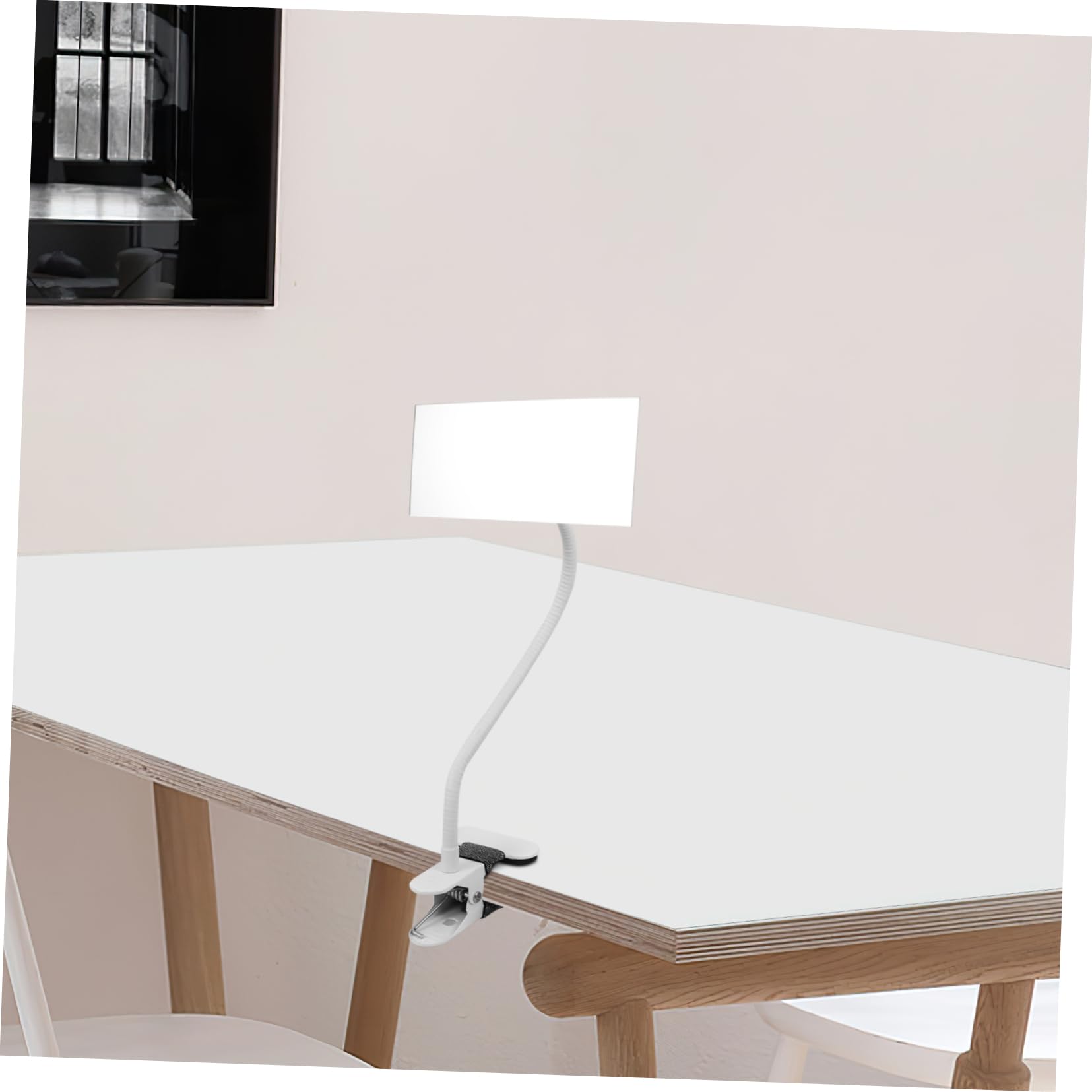 IMIKEYA Clip-on Desk Mirror Anti-Peeping Makeup Mirror Wall Mountable for Office Cubicle Dressing Room Computer Desk Rear View