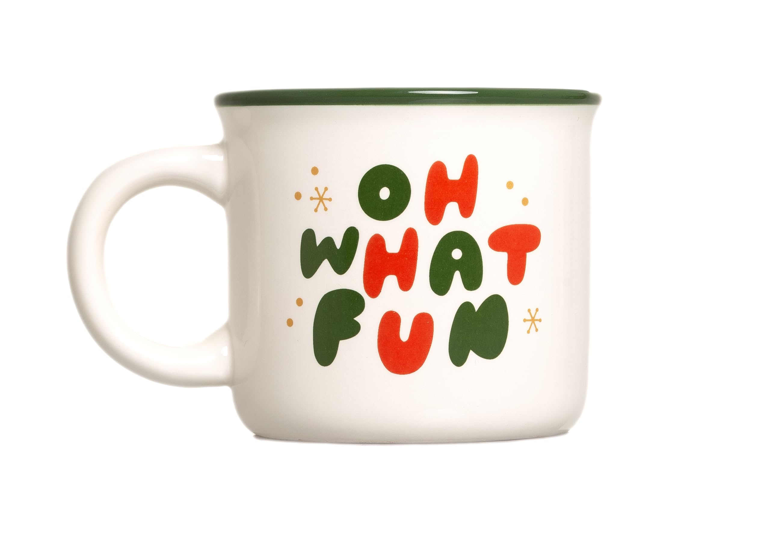 Pearhead Hoh What Fun Christmas Camper Mug, Holiday Coffee Cup, Christmas Home D  cor, Holiday Gifts, Seasonal Coffee Mug, Stock