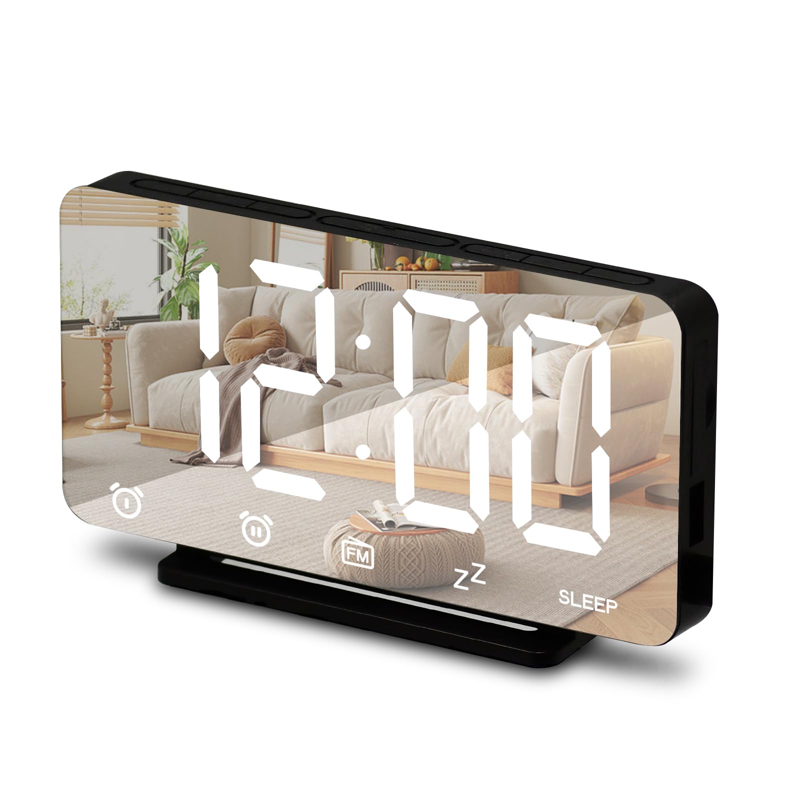 Aiksent Slim Led Digital Alarm Clock
