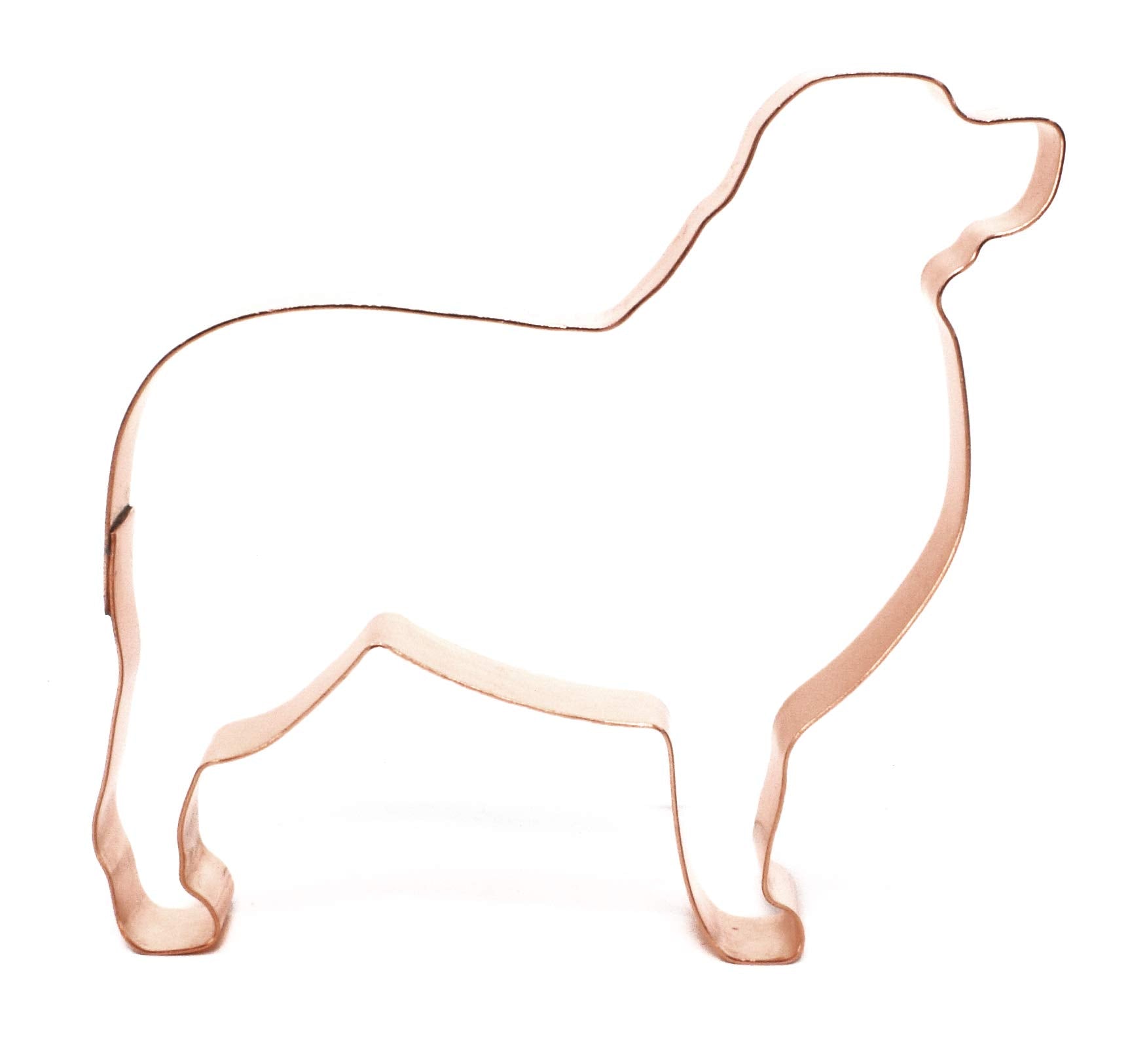 No. 1 Bernese Mountain Dog Breed Cookie Cutter 5 X 4.4 - Handcrafted Copper Cookie Cutter By The Fussy Pup