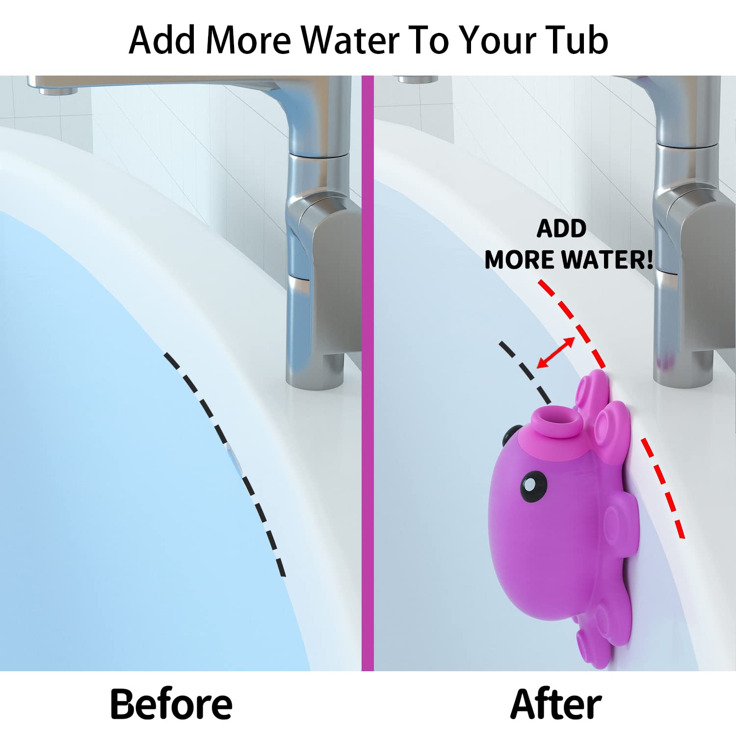 Bath Tub Overflow Drain Cover- Bathtub Drain Cover, Silicone Bathtub Overflow Cover With Suction Cup, Tub Overflow Drain Stopper