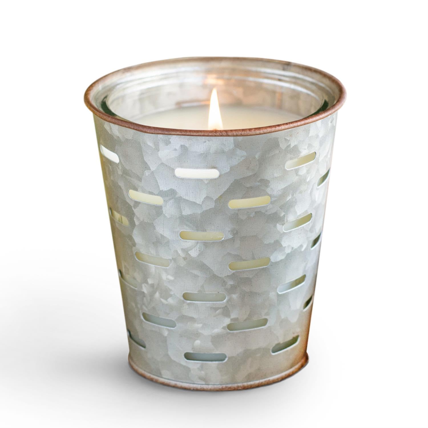 Park Hill Collection ENP10030 Inviting Olive Bucket Candle, 12 oz.