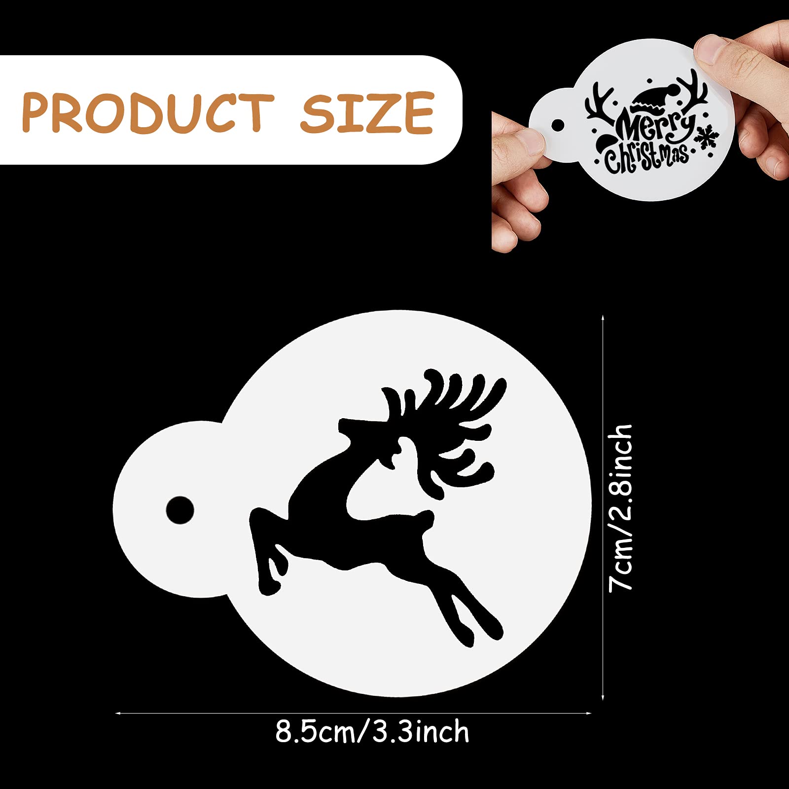 30 Pieces Christmas Thanksgiving Halloween Cookie Stencils Thanksgiving Christmas Stencils Reusable Cake Stencils And Templates