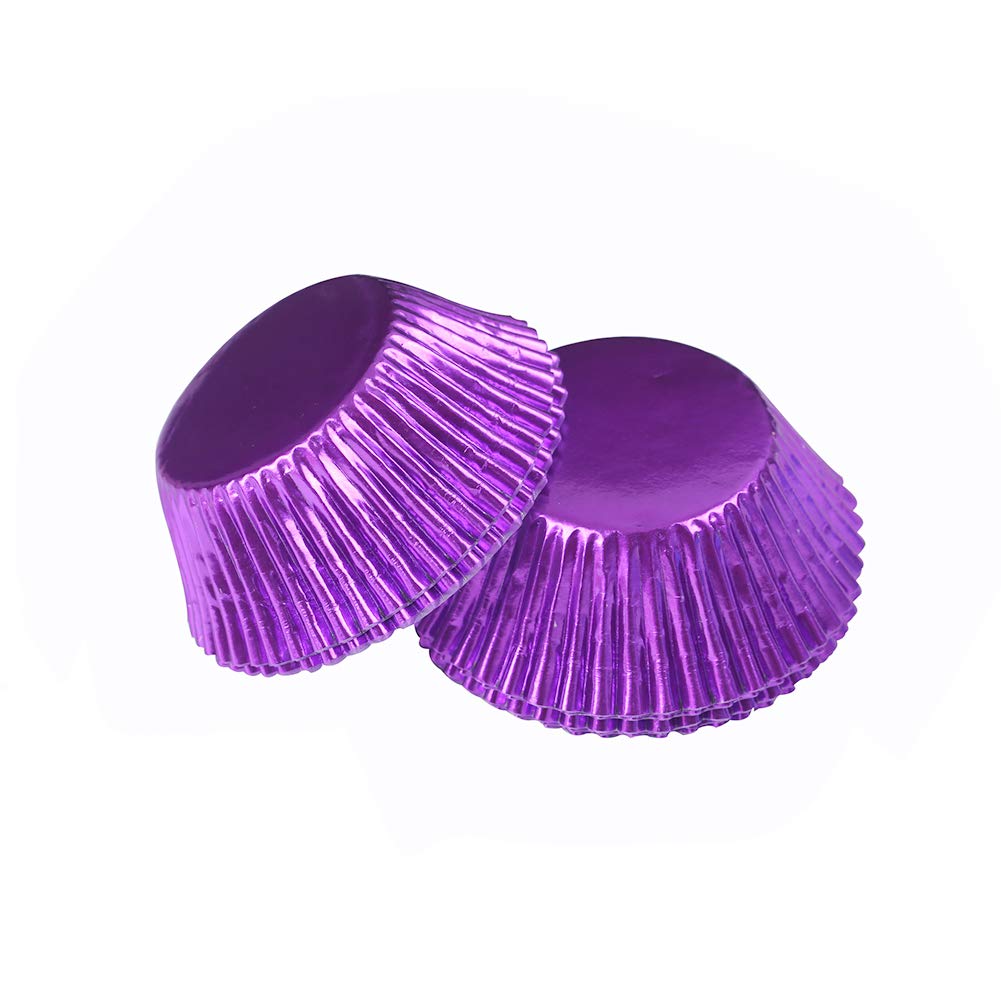 Baking Cups Cupcake Liners Baking Cups For Cupcakes Paper And Muffins, 50-Count, Standard (Purple)