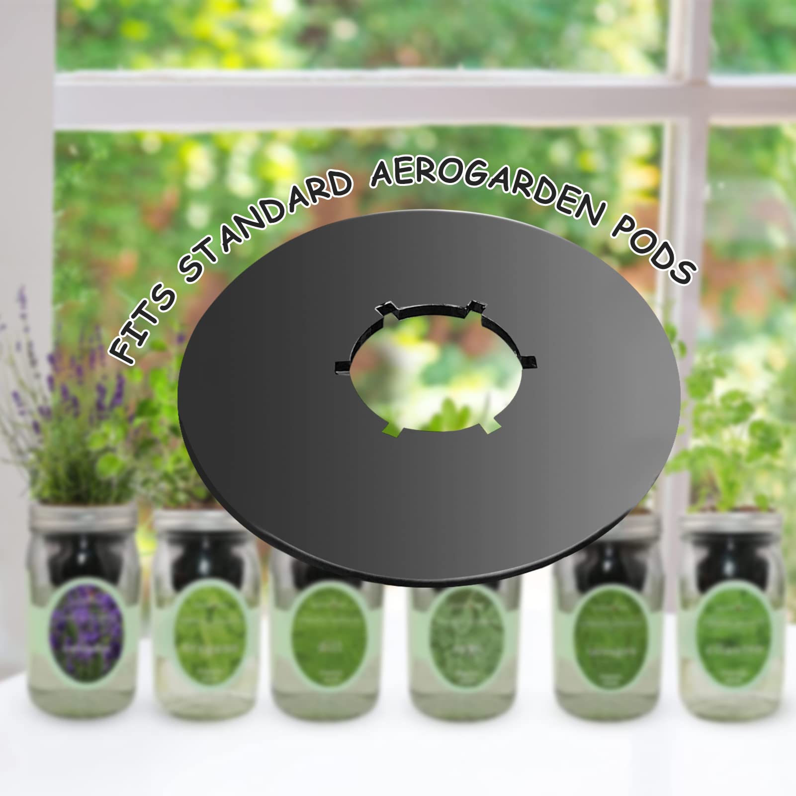 12Pcs Kratky Lids Wide Mouth Hydroponic Cover Lids Kratky Mason Jar Lids Kratky Lid Insert Kratky Jar Cover Hydroponic Lids Krat