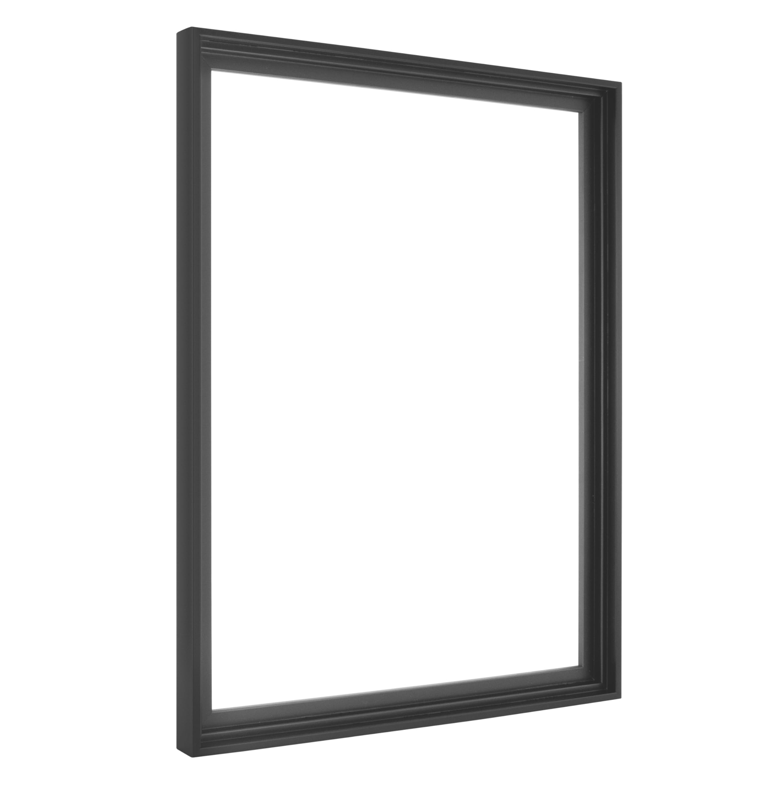 Mcs Canvas Float Frames 18X24 Frame, Black Frame For Finished Canvases, Vertical & Horizontal Wall Hanging Large Frame With Adhe