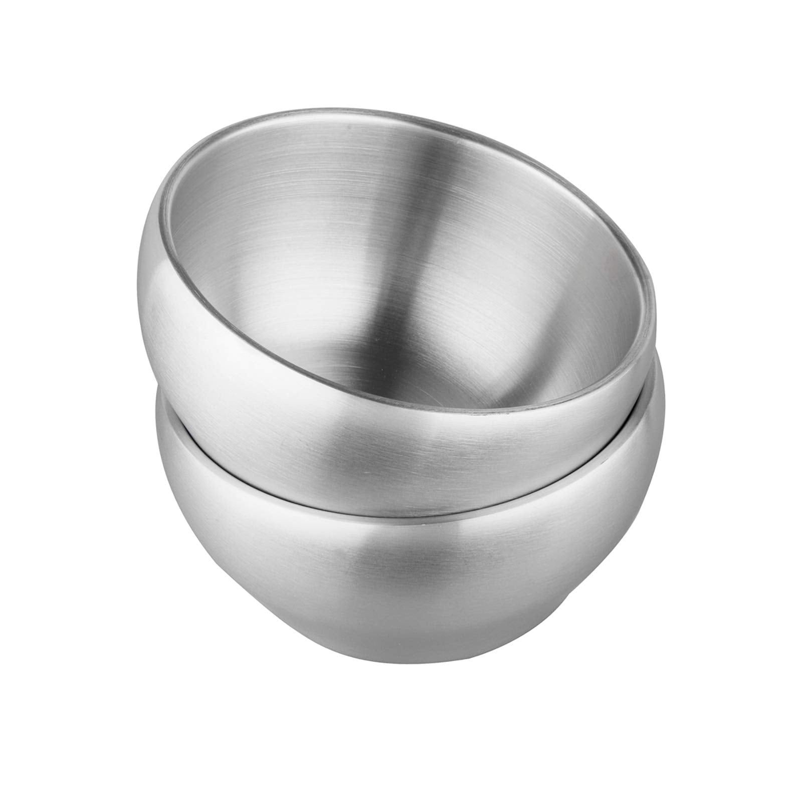 Imeea Ice Cream Bowl Insulated Bowl 28Oz Double Wall Soup Bowl Sus304 Stainless Steel Cereal Bowl, Set Of 2