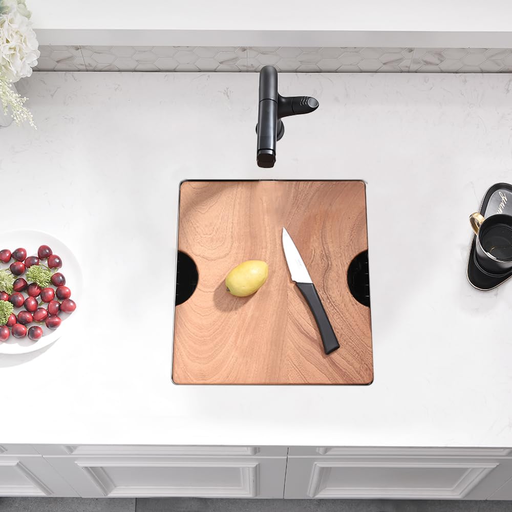 Boomhoze Black Undermount Bar Sink, Boomhoze 12 X 15 Inch Black Stainless Steel Bar Sink Undermount Small Kitchen Sink Basin Wet