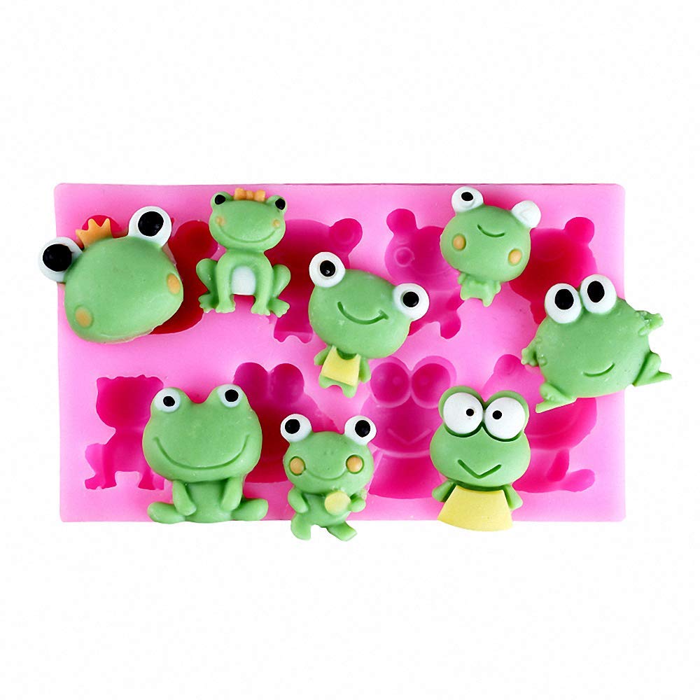 Frog Silicone Fondant Mold Cake Decorating Mold Diy Chocolate Candy Gumpaste Molds Cake Decoration Sugarcraft Mould Resin Epoxy