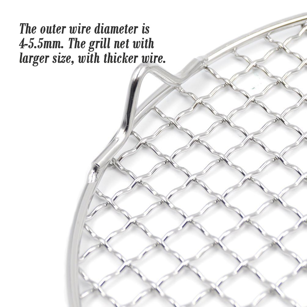 Turbokey Round Canning Rack With Legs Dia 9.5'' Multi-Purpose Grill Cooling Rack For Airfryer Instant Pot/Pressure Cooker Heavy