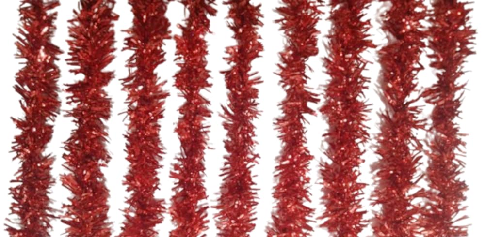 Hesch 9 Brand Chamki Decoration Ladiya For Birthday, Decoration Ladiya For Party Red Colour Chamki Ladiya, 9 Ribons Each 10 Feet