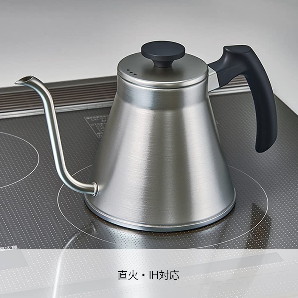 Hario V60 ''Fit'' Gooseneck Drip Kettle, 1200Ml, Matte Black