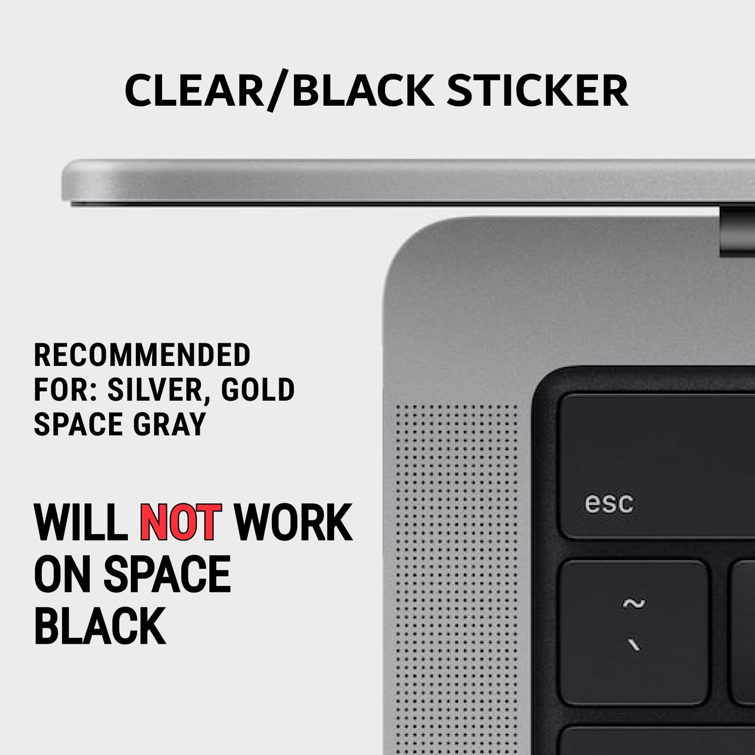 Synerlogic Mac Os (Venturamontereybig Surcatalinamojave) Keyboard Shortcuts, M1M2Intel No-Residue Clear Vinyl Sticker, Compatibl