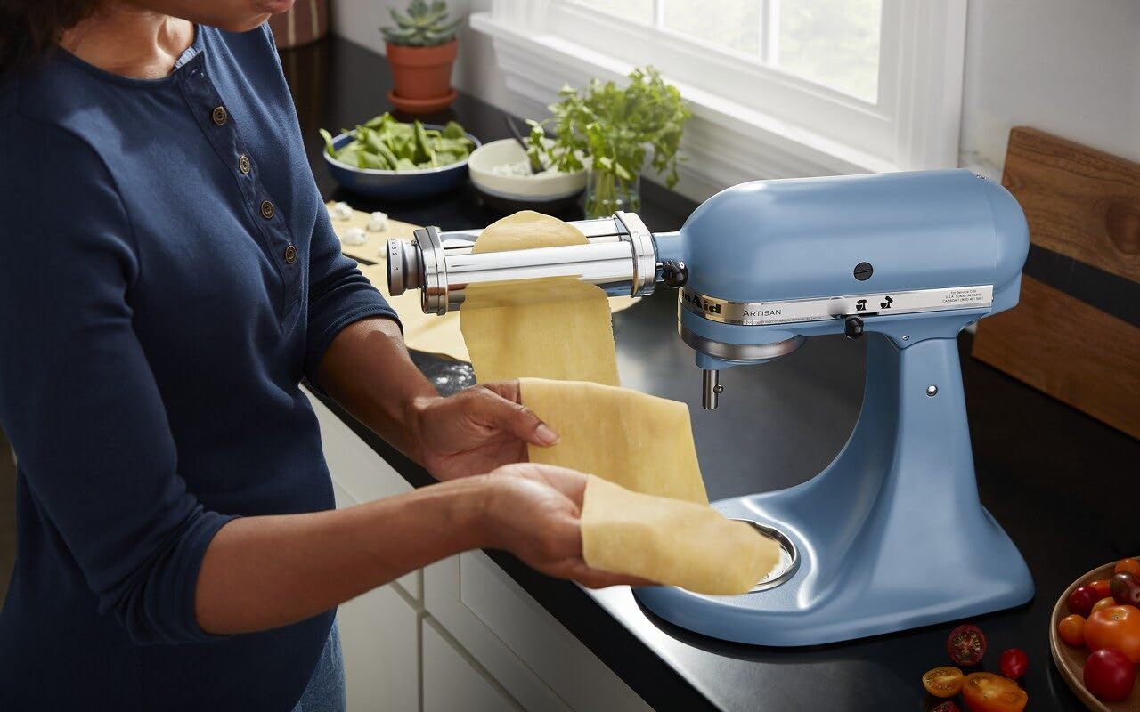 Kitchenaid Ksmpsa Pasta Roller Attachment, Silver, 1'
