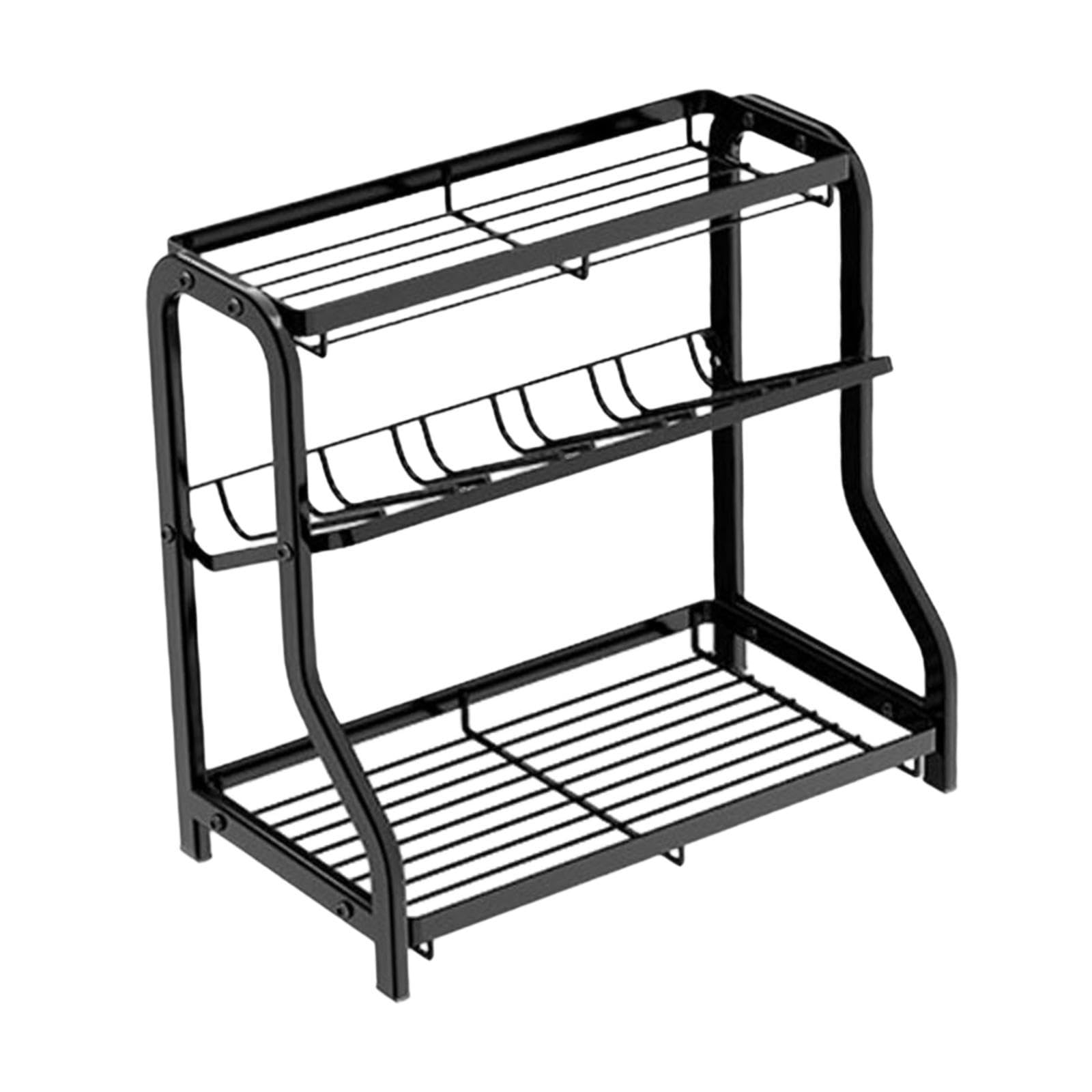 Myaddiction Spice Rack 3 Tier Portable Counter Shelf For Cabinet Bathroom Pantry