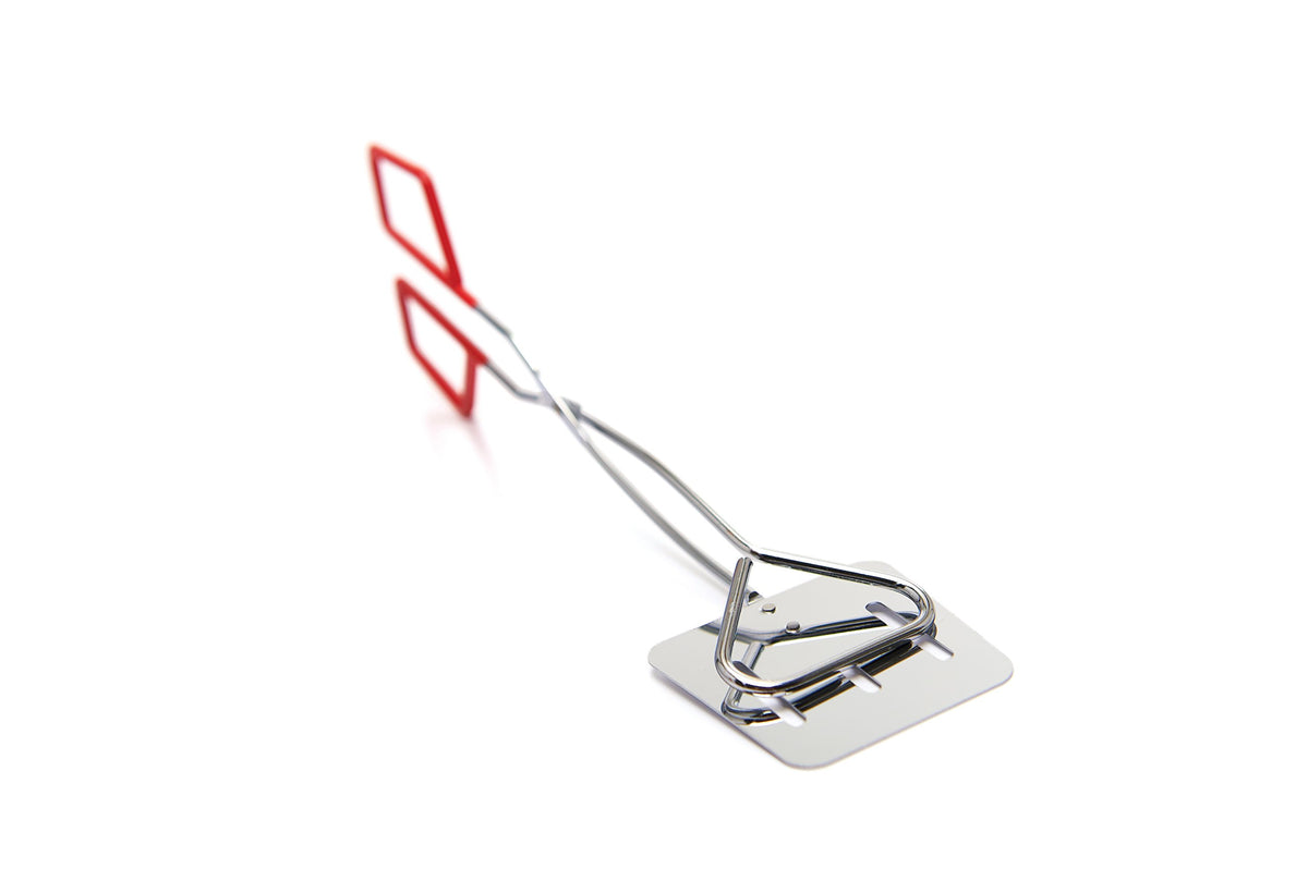 Grillpro 40730 2 In 1 Chrome Plated Turner/Tong, Silver