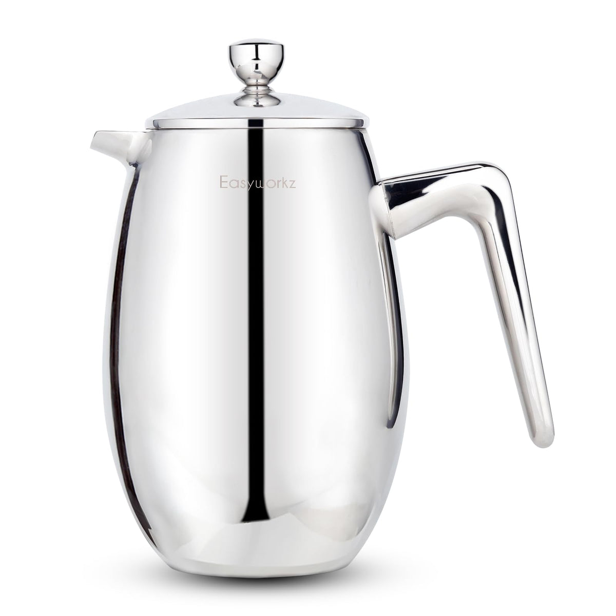 Easyworkz Nando French Press 23 Oz Double Wall Insulated Thermal Coffee Maker,304 Stainless Steel Cafetiere