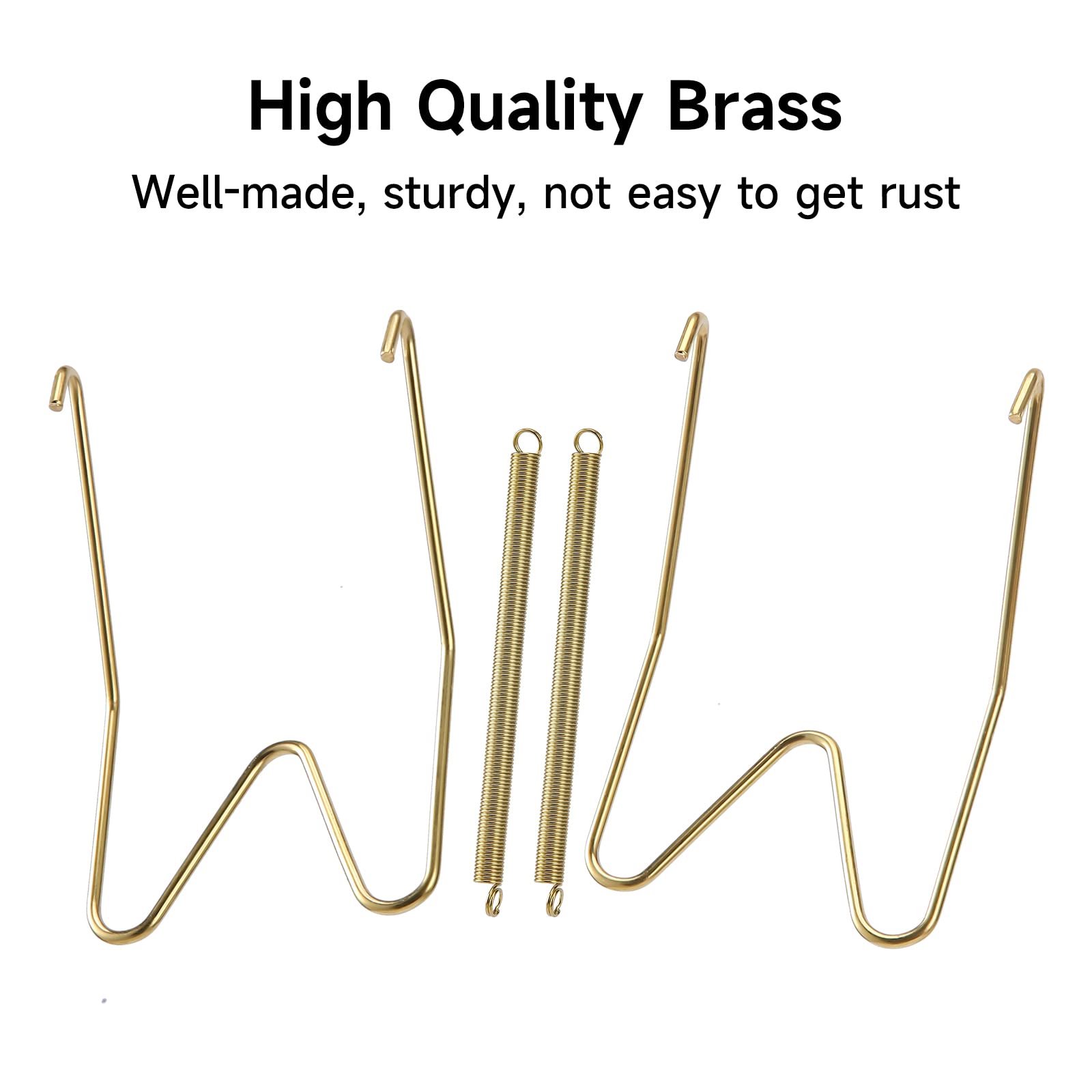 Fasunry 10 Pack Plate Hangers, 10 Inch Wall Plate Hangers And 12 Pack Wall Hooks, Compatible 8.5 To 10.5 Inch Decorative Plates,