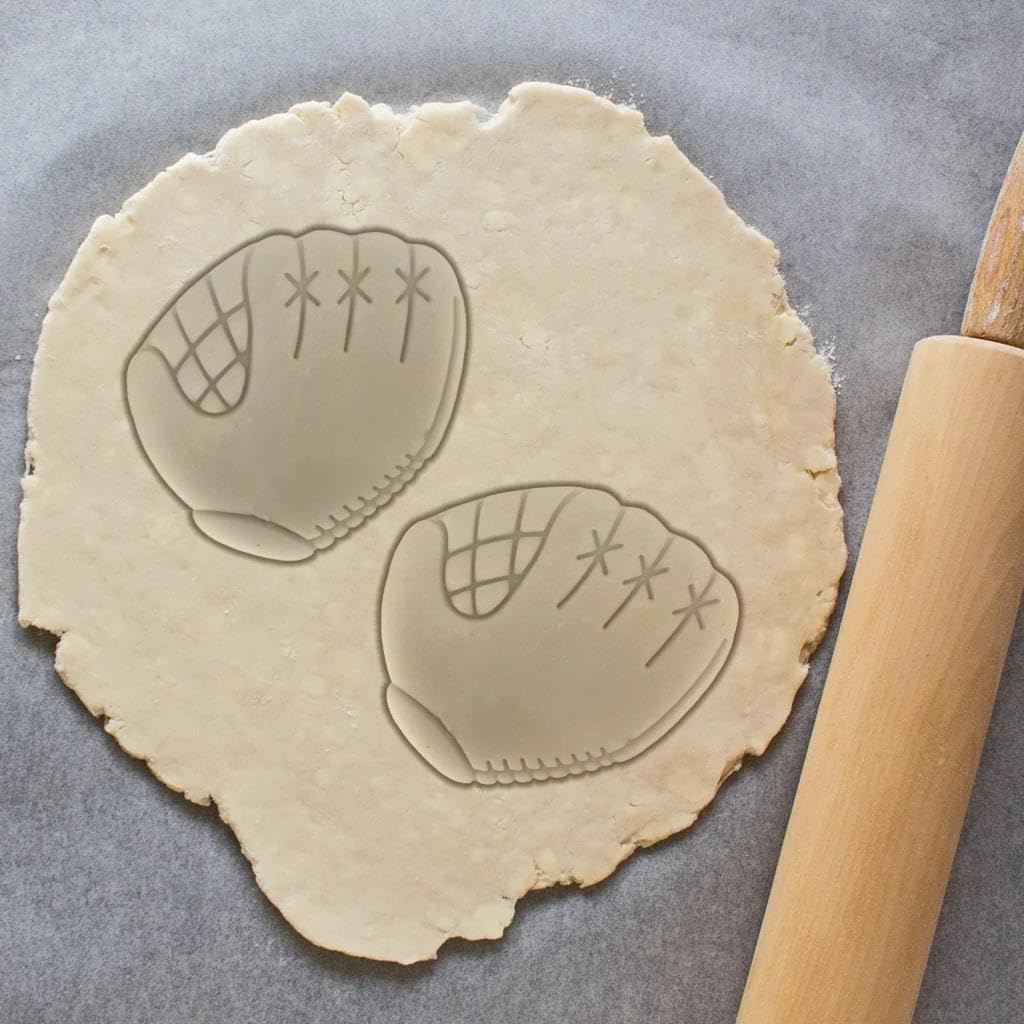 Moose Goods Baseball Cookie Cutter Set Of 5 - Sports Cookie Cutters Shapes & Stamp, Baseball Jersey Cookie Cutter For Diy Baking