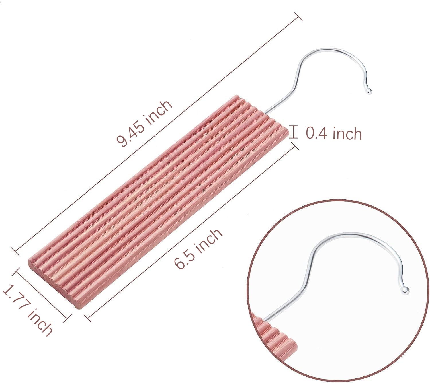 Vazpalas 12 Pack Cedar Blocks For Clothes Storage, Cedar Hanger Ups For Closet, 100% Natural Cedar Hang Ups, Red Cedar For Close