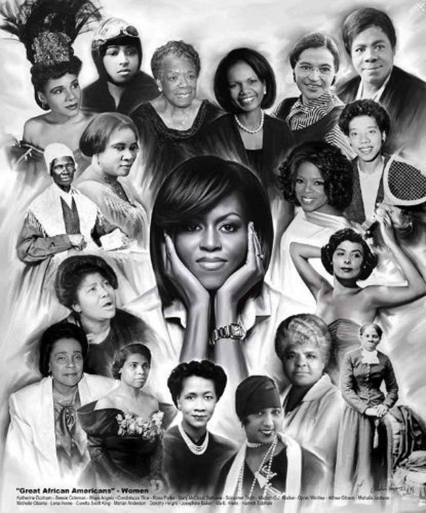 Great African American Women By Wishum Gregory 8X10 Print Poster