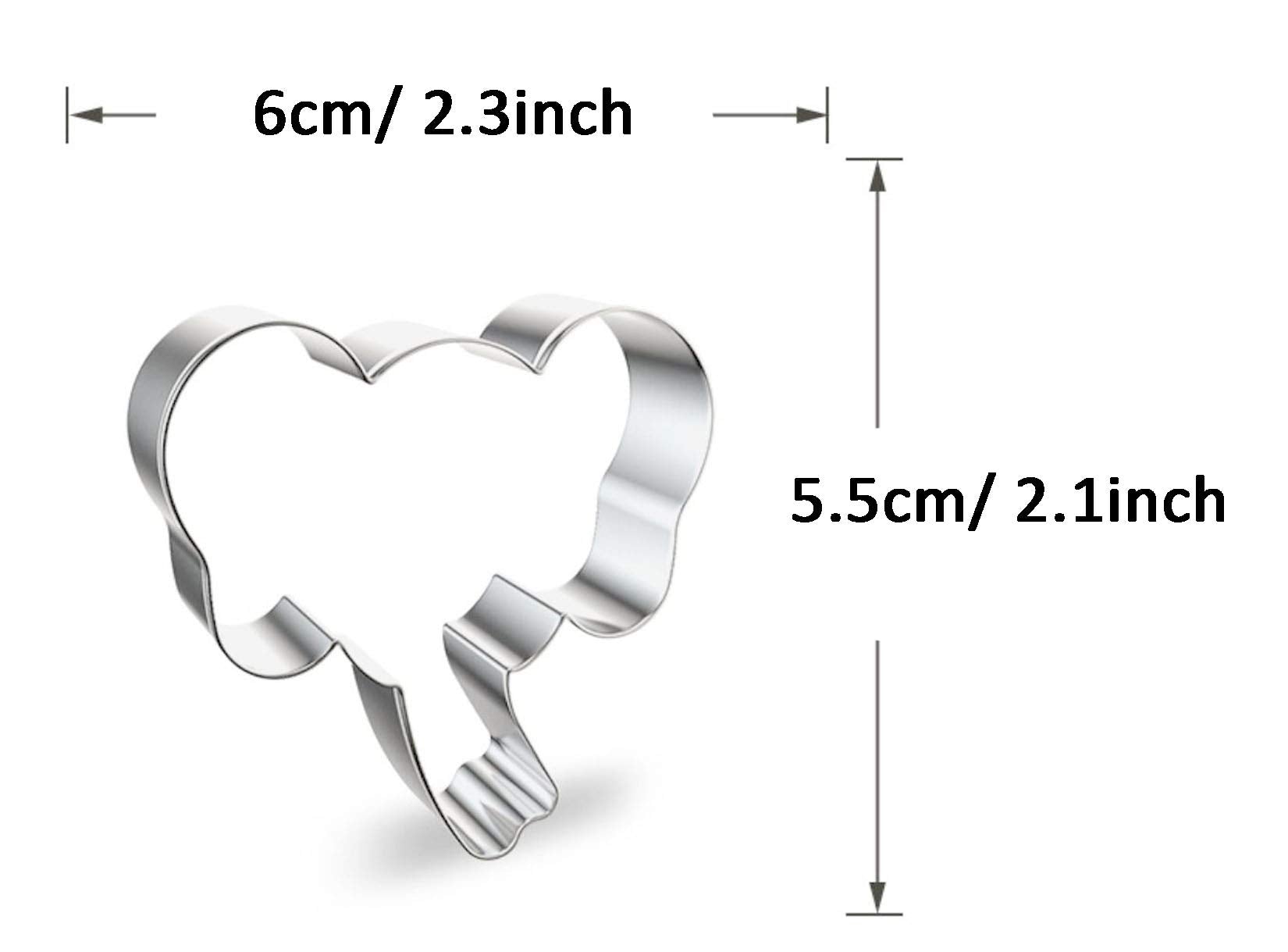Wjsyshop Elephant Cookie Cutter - E