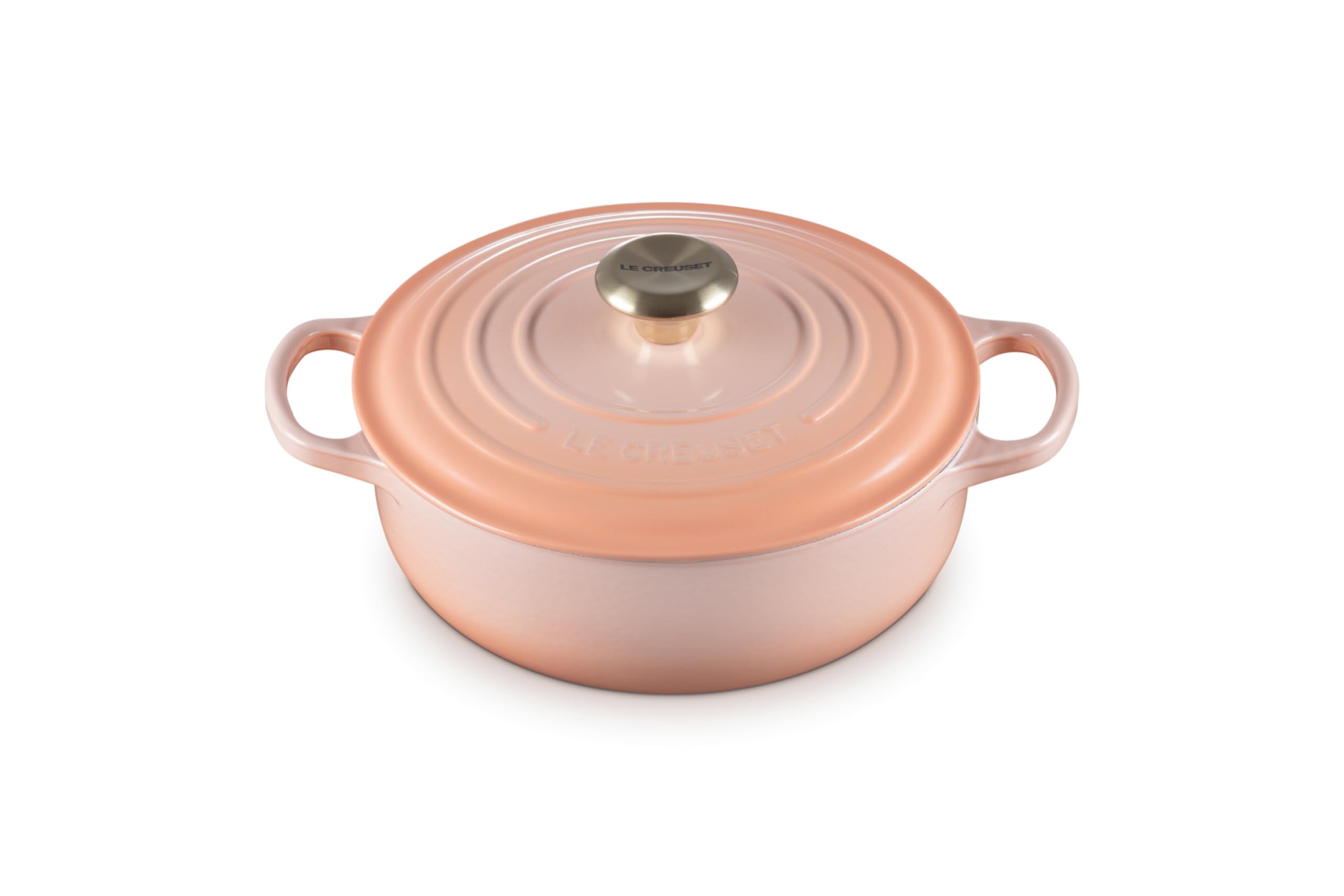 Le Creuset Enameled Cast Iron Signature Round Sauteuse, 3.5qt., Peche