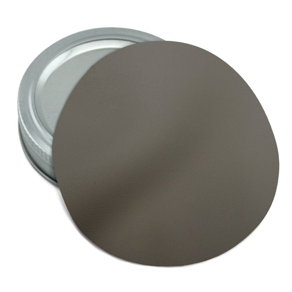 Solid Color Gray Round Rubber Non-Slip Jar Gripper Lid Opener
