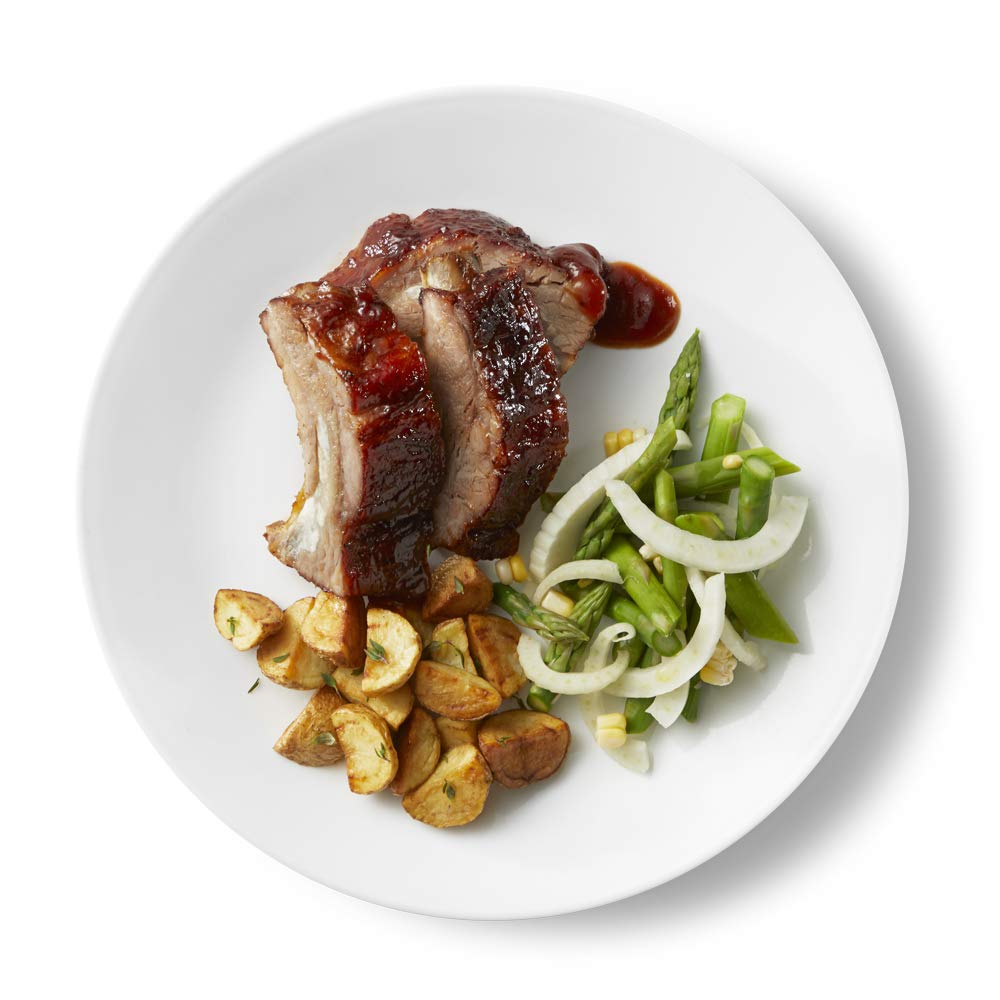 Corelle Winter Frost White Dinner Plates Set (10-1/4-Inch, 6-Piece)