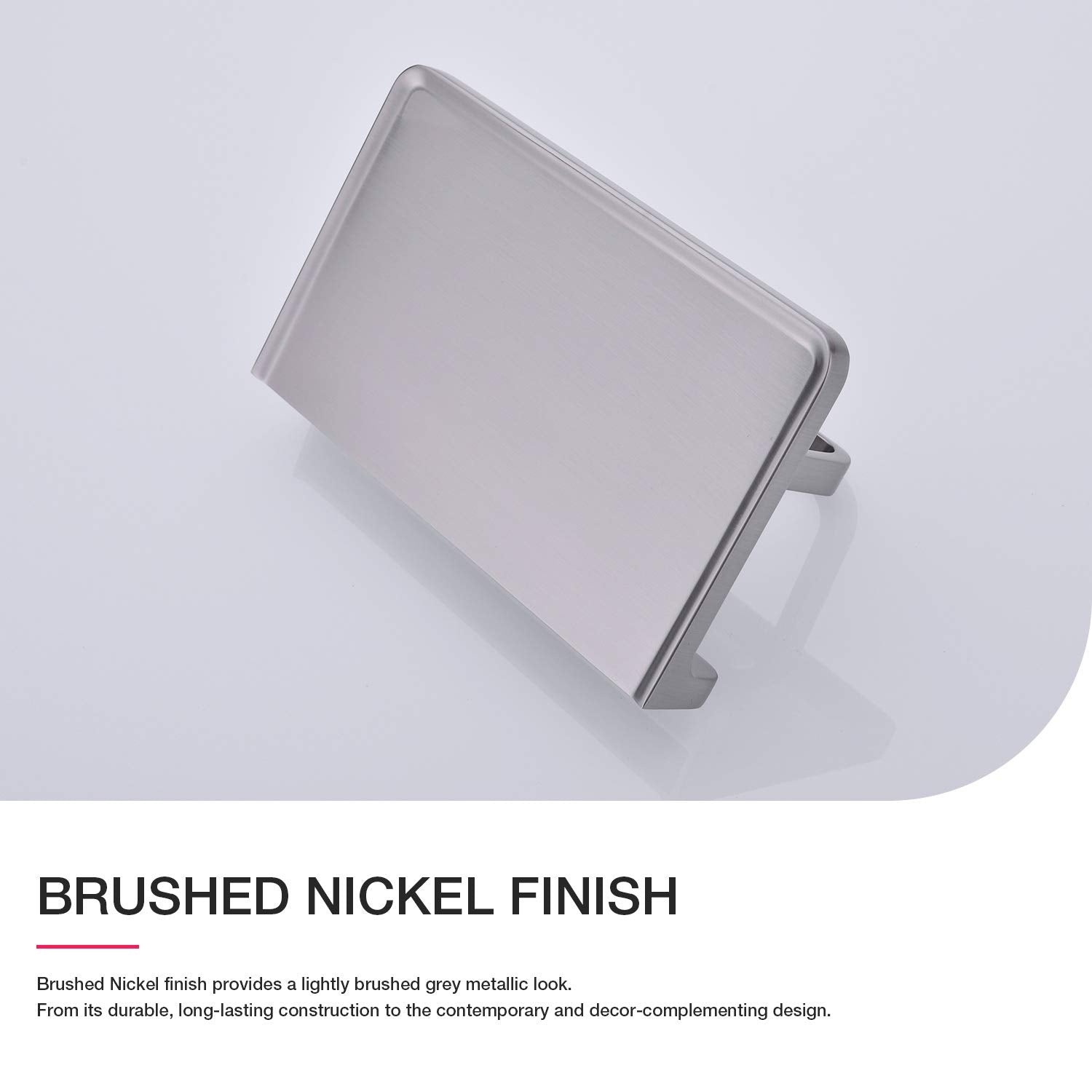 Toilet Paper Holder with Phone Shelf Solid Metal Bathroom Wall Mounted Tissue Roll Dispenser Storage  Brushed Nickel