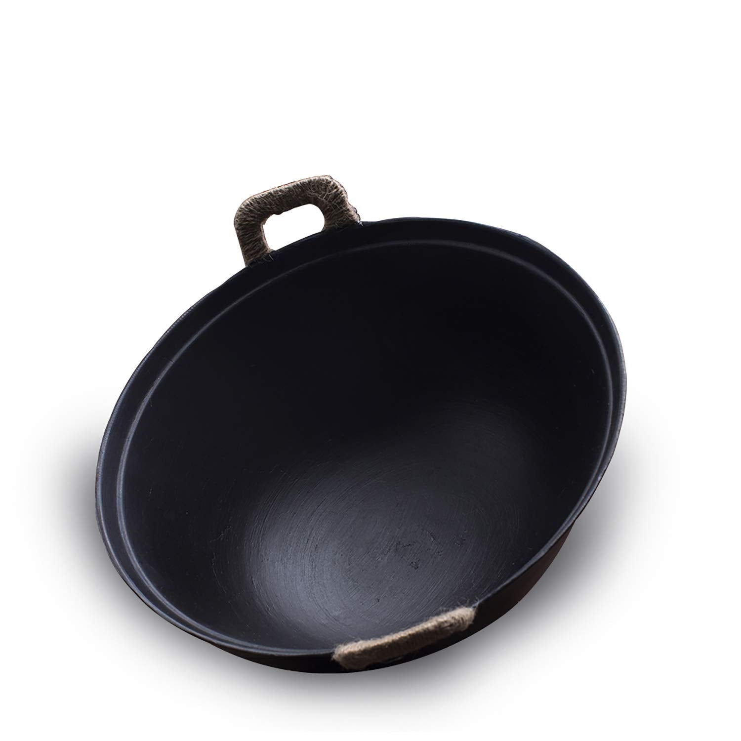 ??? Zhensanhuan Handmade Cast Iron Wok No Coating No Painting Healthy Longlasting (46Cm/18.1'')