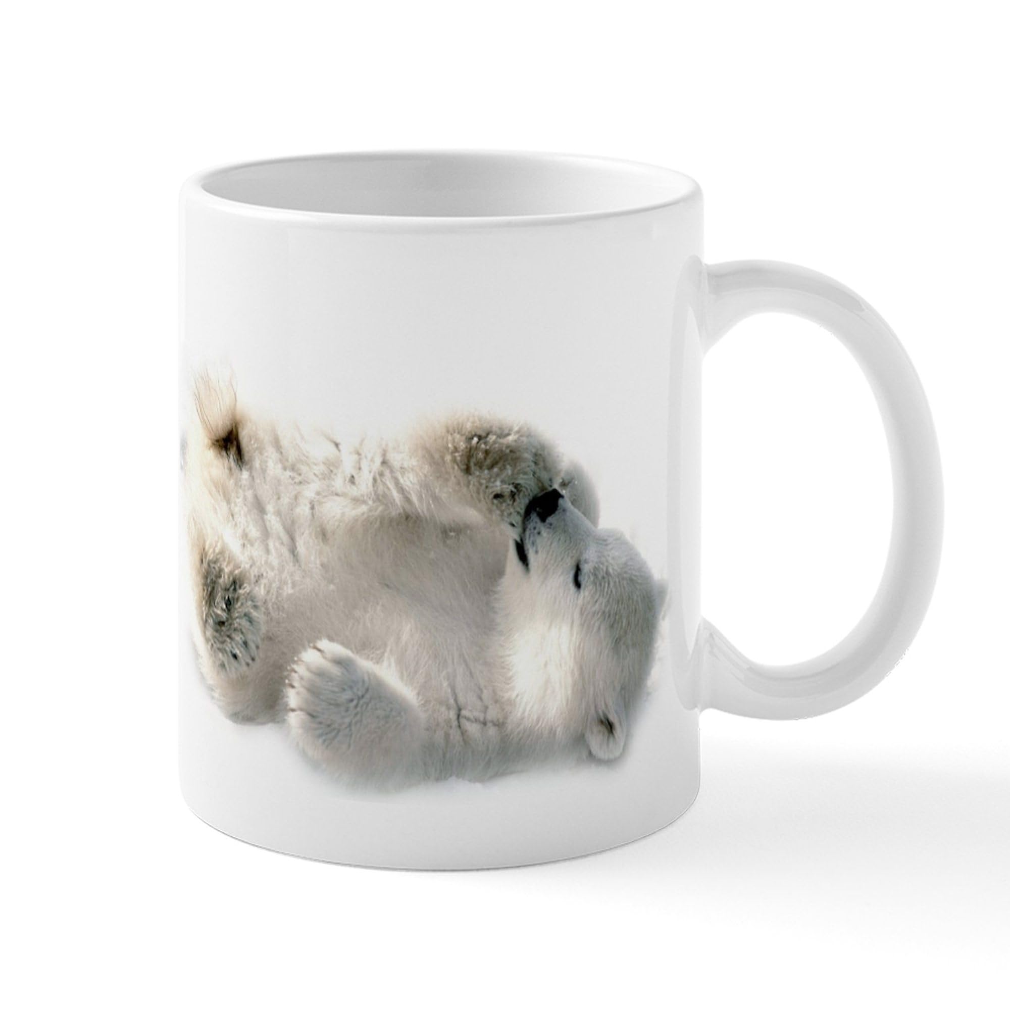 CafePress Baby Polar Bear Mugs 11 oz (325 ml) Ceramic Coffee Mug