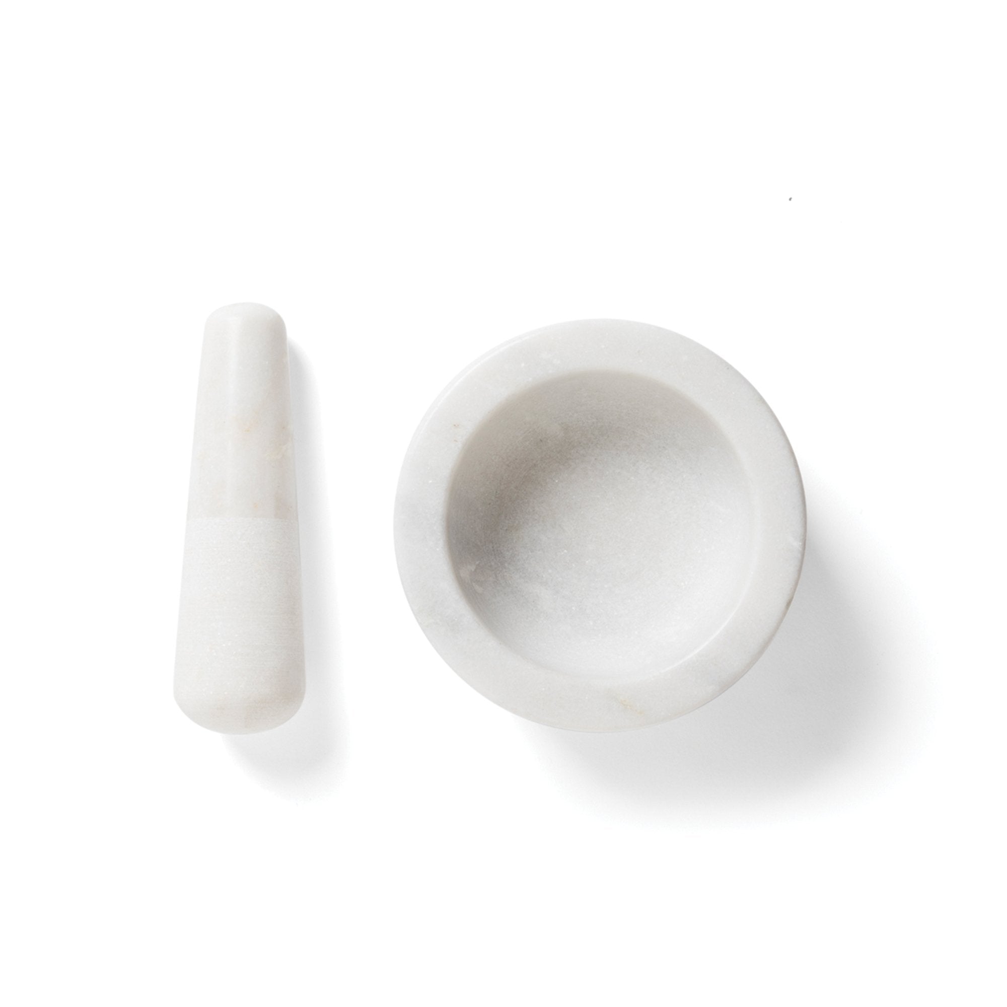Fox Run Mortar And Pestle, Marble, White , 4.75''