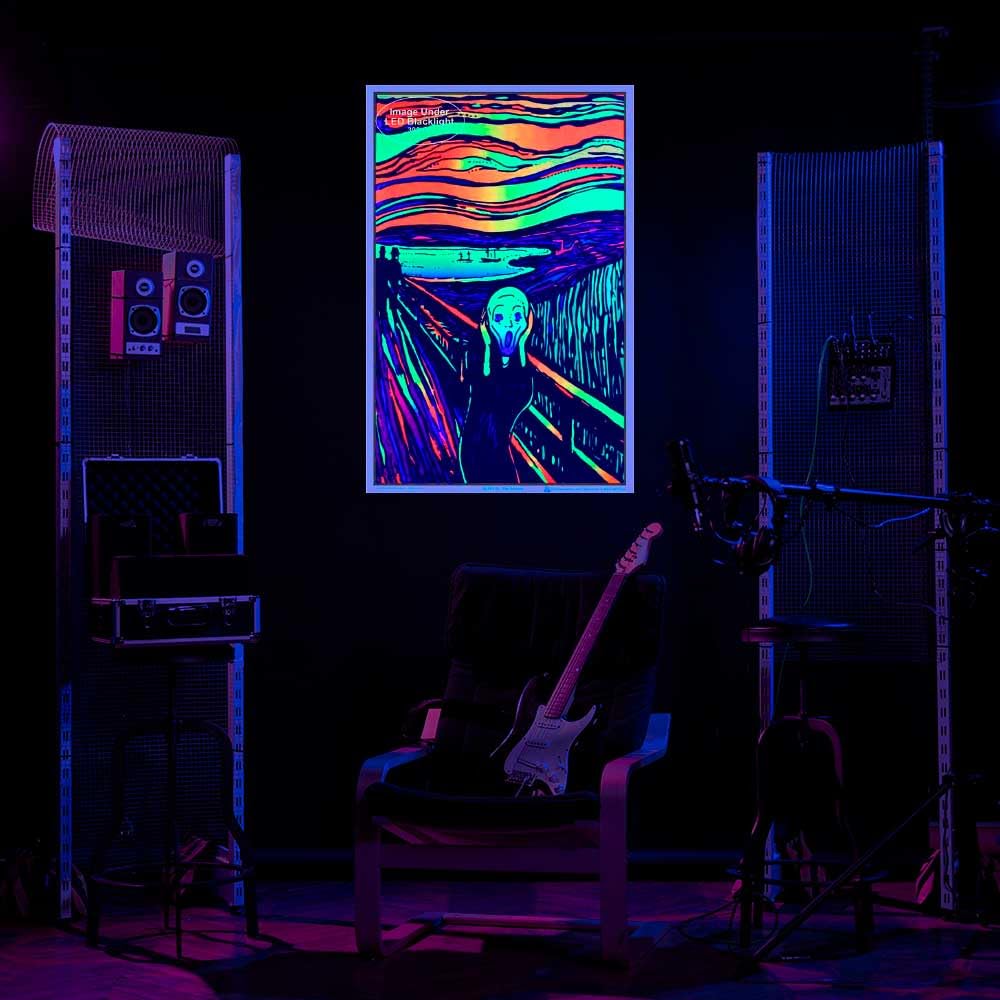 The Scream - Blacklight Poster - 23''X 35''