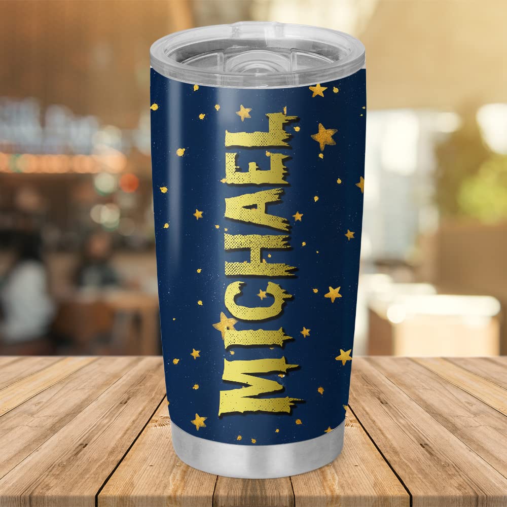 Personalized Jack 0Ogie Bo0Gie Nightmare Halloween Night Tumbler With Lid, Halloween Gifts Before Christmas Movie Stainless Stee