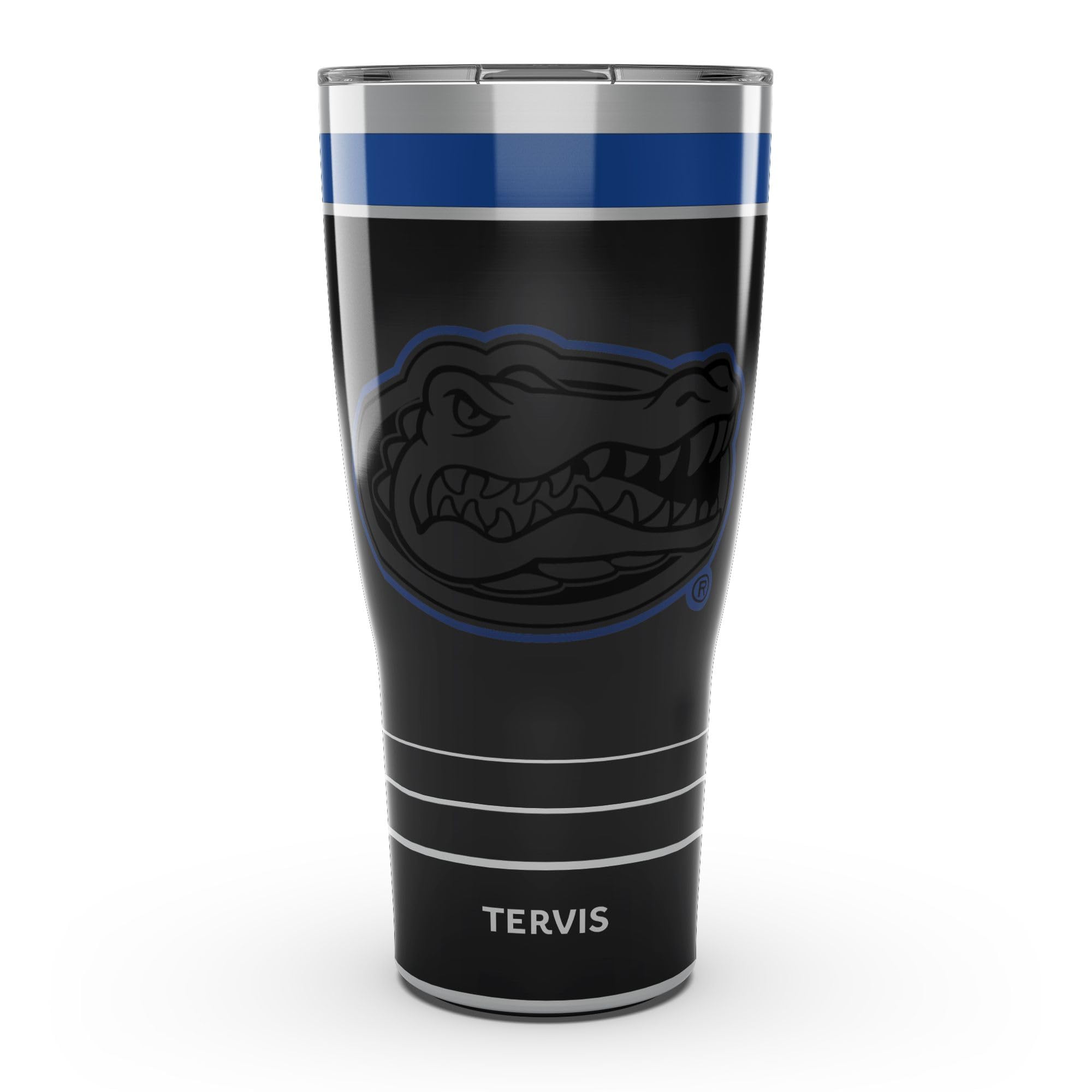 Tervis Traveler Florida Gators - Night Game Triple Insulated Tumbler Travel Cup Keeps Drinks Cold & Hot, 30oz, Stainless Steel
