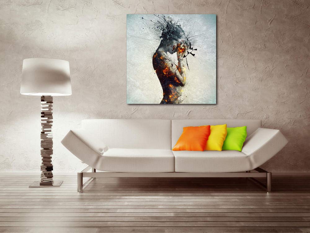 Cortesi Home 'Deliberation' By Mario Sanchez Nevado, Canvas Wall Art, 37''X37'', Blue