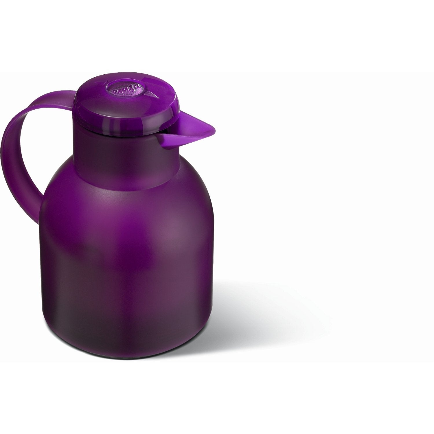 Emsa Samba Quick Press Insulated Server, 34Ounce, Translucent Eggplant