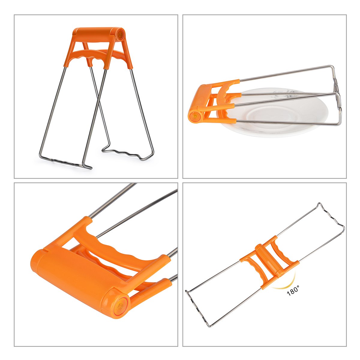Hot Plate Gripper, Kitchen Hot Dish Bowl Plate Clip Anti Scalding Dish Plate Tongs For Microwave Toaster Oven Steamer Air Fryer