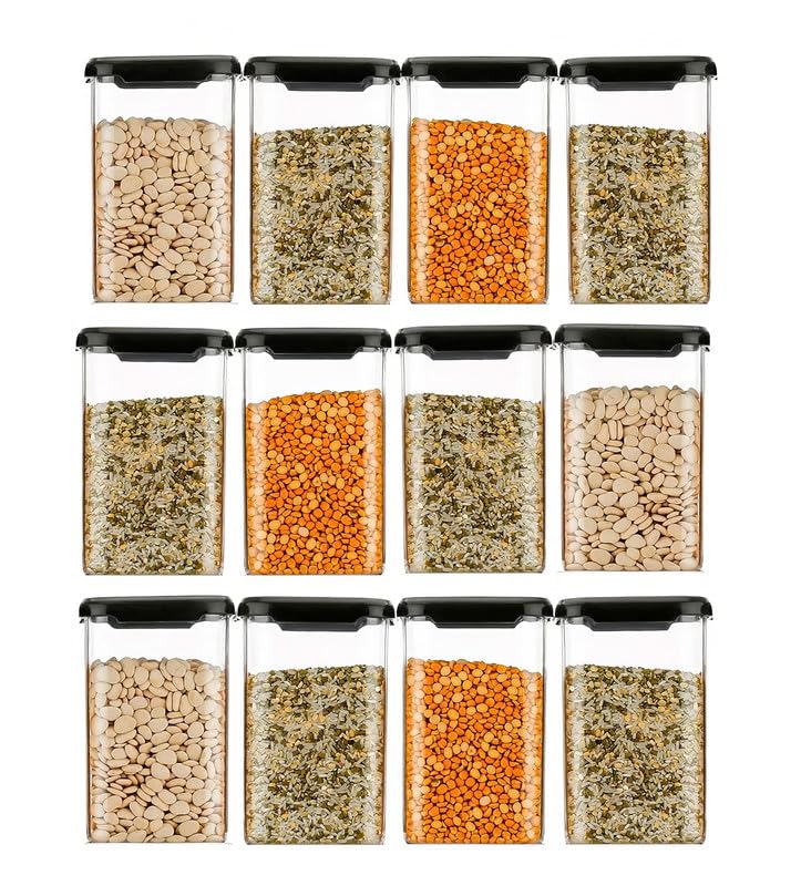 KWER 1100Ml Airtight Containers Set For Kitchen Storage And Containers Box For Pantry Organization And Container For Kitchen Sto