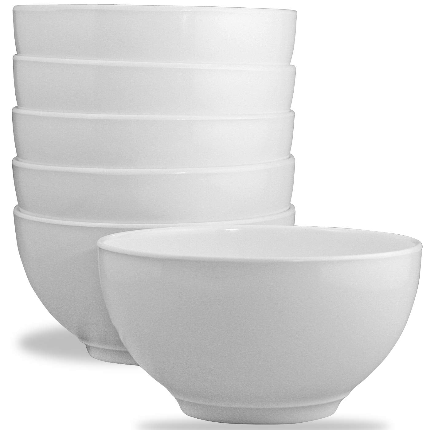Calypso Basics By Reston Lloyd Melamine Bowl, Set Of 6, White