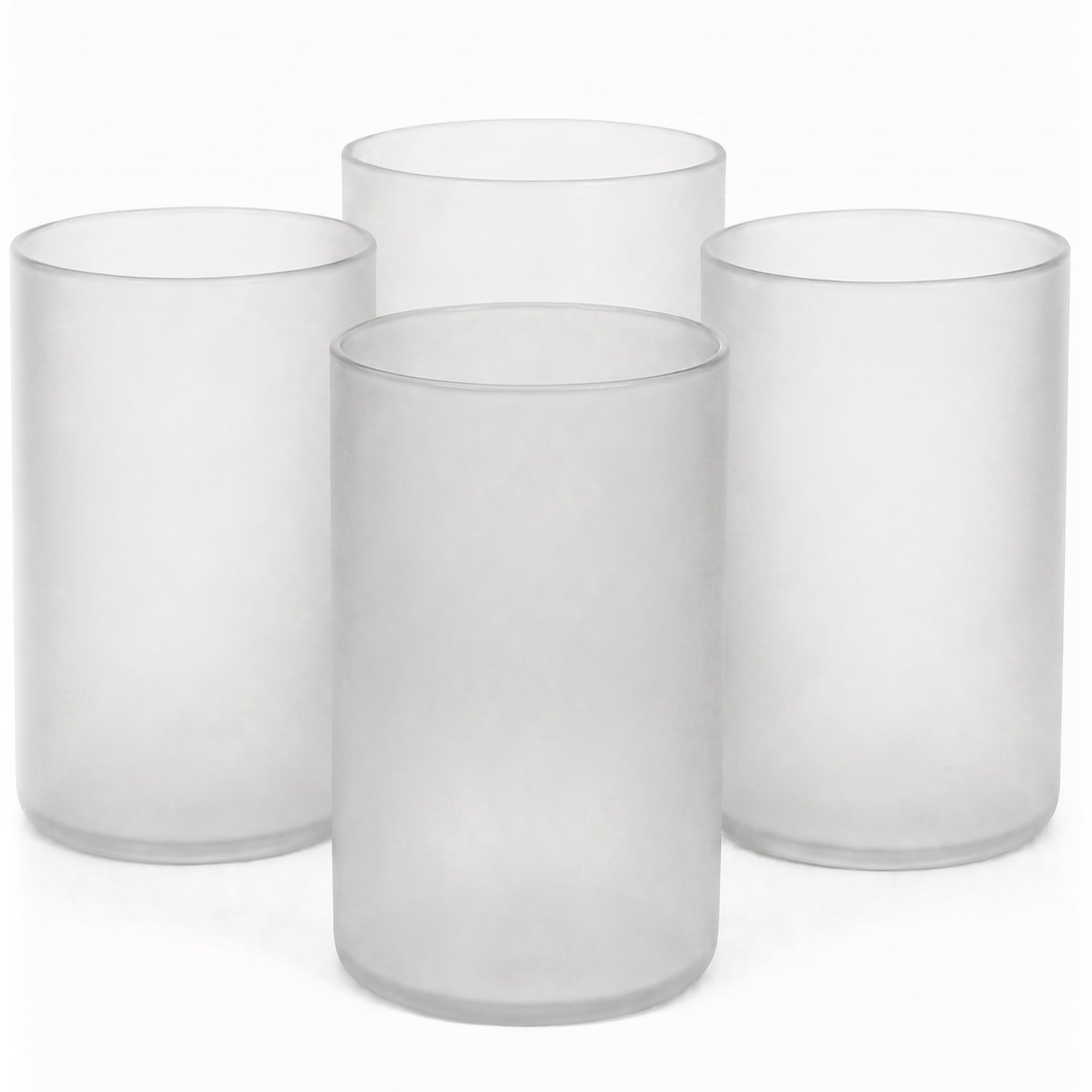 Bentley Drinkware Set of 4 20oz Durable SAN Plastic Tumblers, Clear