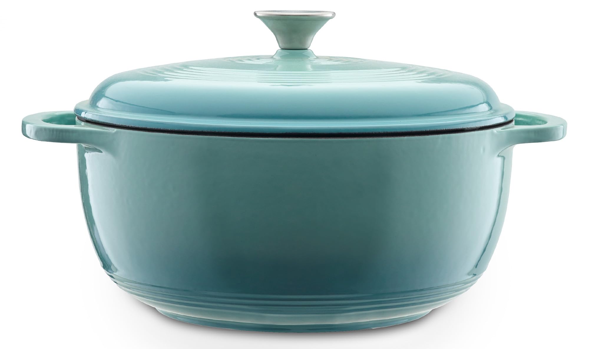 Mercer Culinary Enameled Cast Iron Round Dutch Oven, 6 qt., Aqua